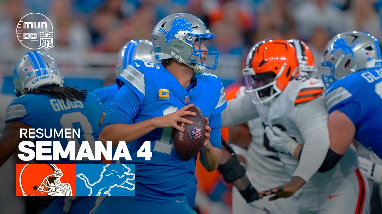 Cleveland Browns vs. Detroit Lions | Resumen NFL en español - Semana 4 | NFL Highlights 2025