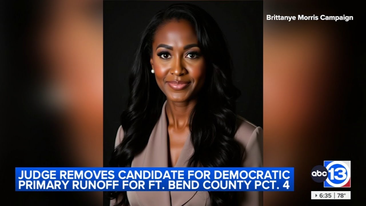 Судья постановил, что бывший чиновник округа Харрис не имеет права баллотироваться во втором туре...
