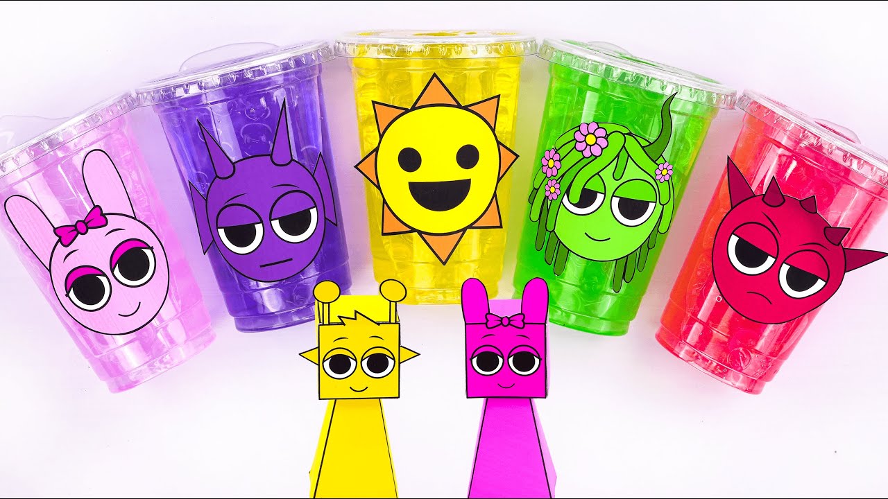 Paper DIY💖 Unboxing INCREDIBOX Blind Box, How to make Slime Blind Bag ASMR