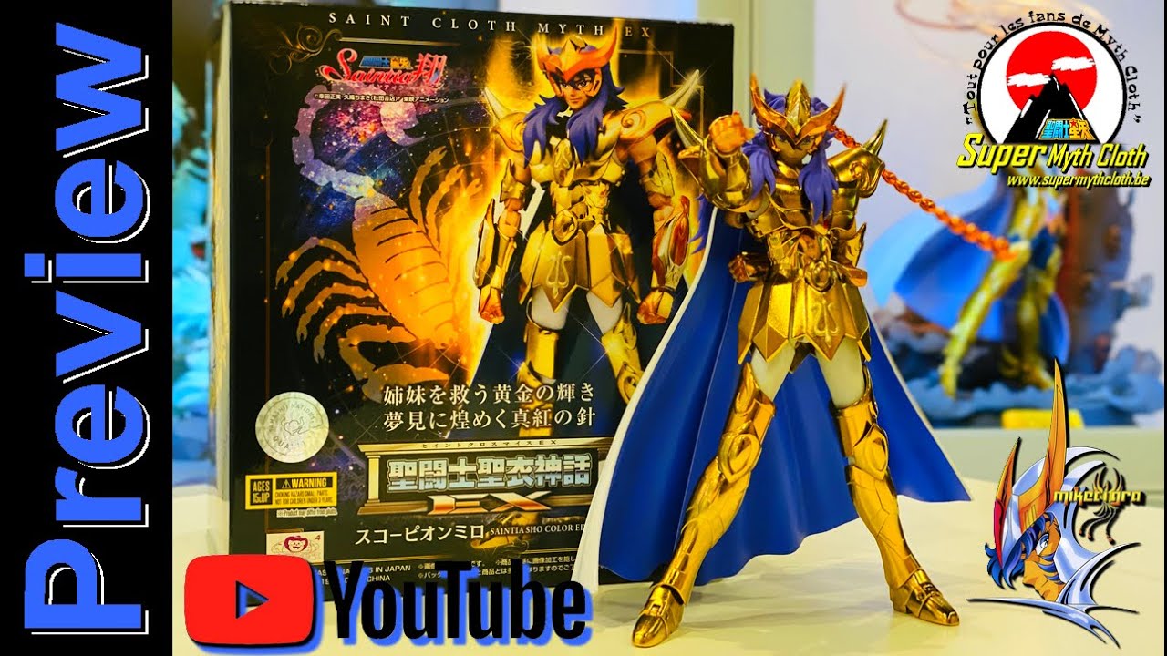 Saint Seiya Myth Cloth - La Collection de miketigra 2.0 : Milo du Scorpion EX Saintia Sho