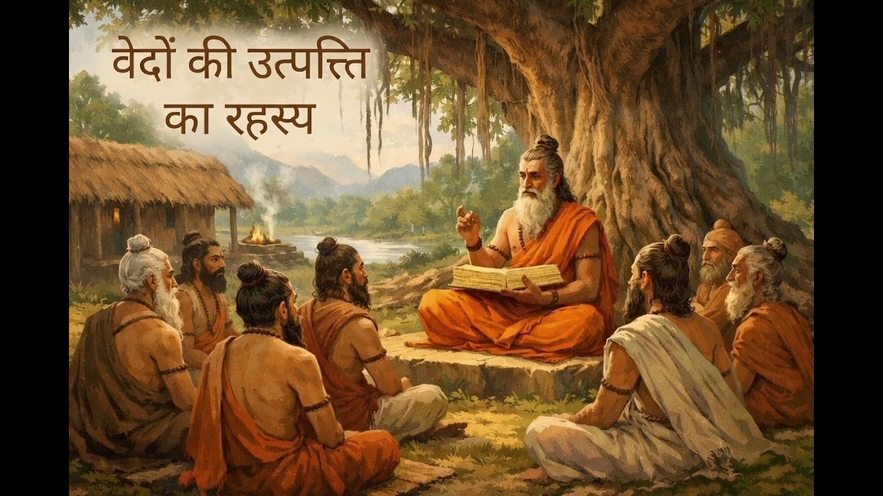  वेदों की रहस्यमयी उत्पत्ति || Ved likhe nahi gaye #सनातनधर्म #sanatandharma #vedas 