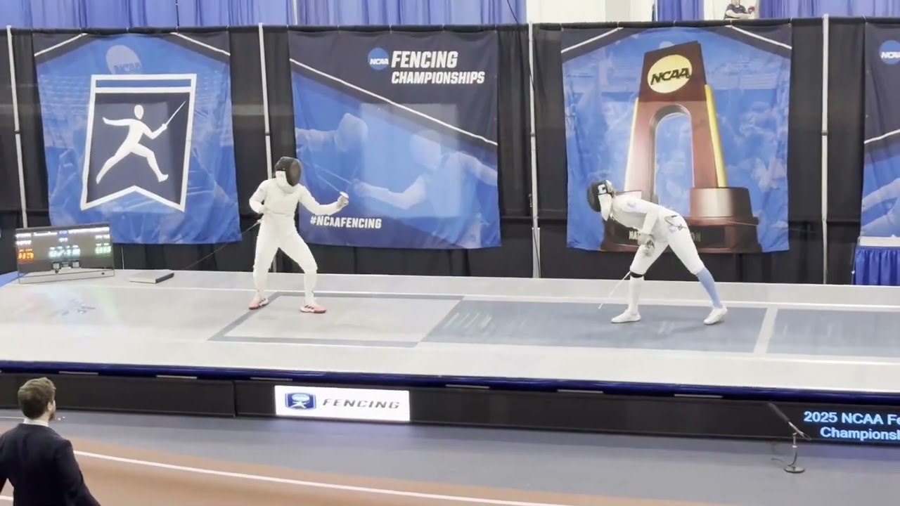 NCAA Championships 2025 SWF - L4 - Jessica Guo HARV v Carolina Stutchbury COLU