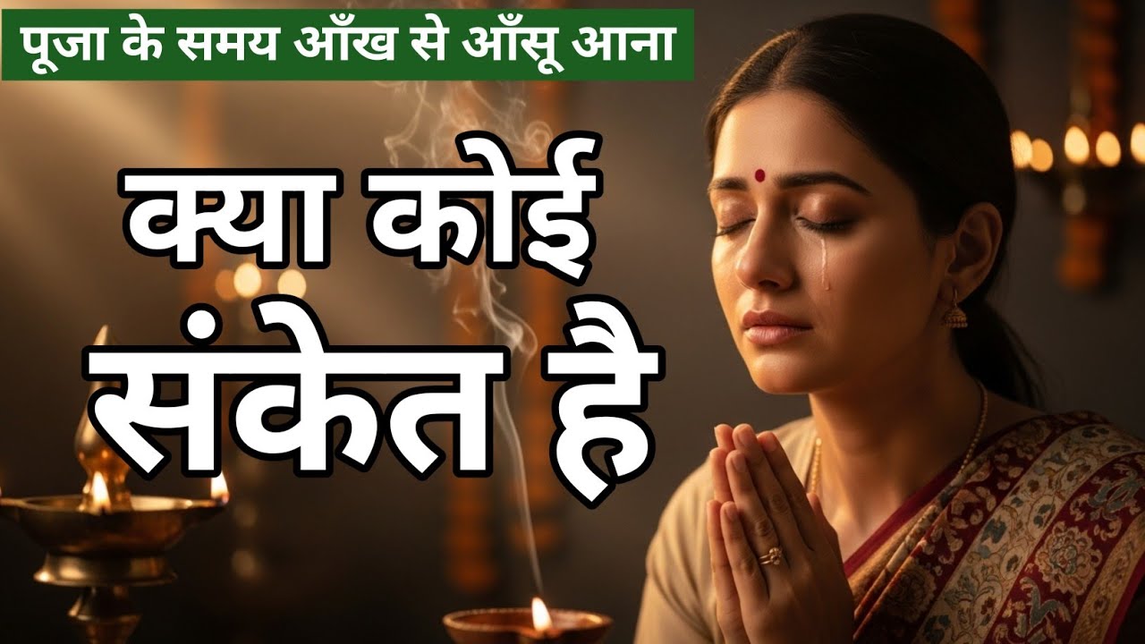 पूजा में अपने आप आँसू क्यूँ आ जाते हैं?क्या ये भगवान की कृपा का कोई संकेत है 🤔