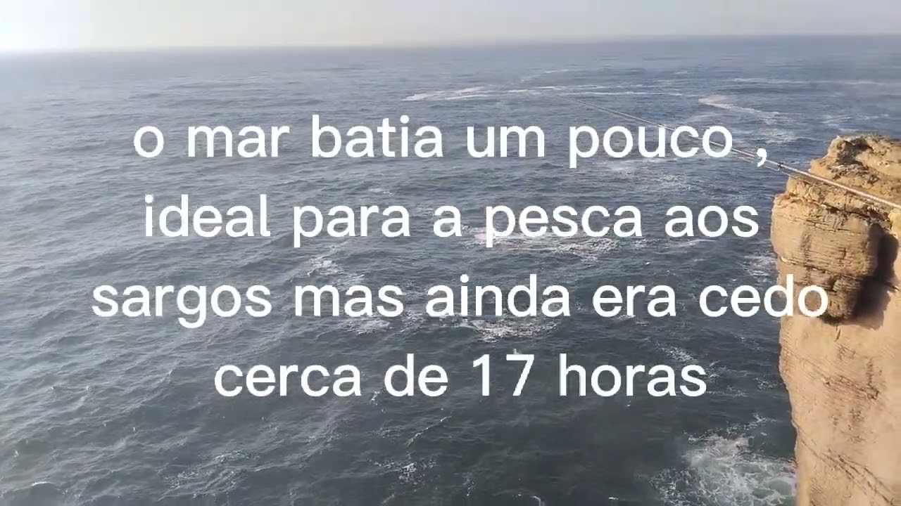 Pesca aos sargos Peniche .Com o Pai férias 2022.
