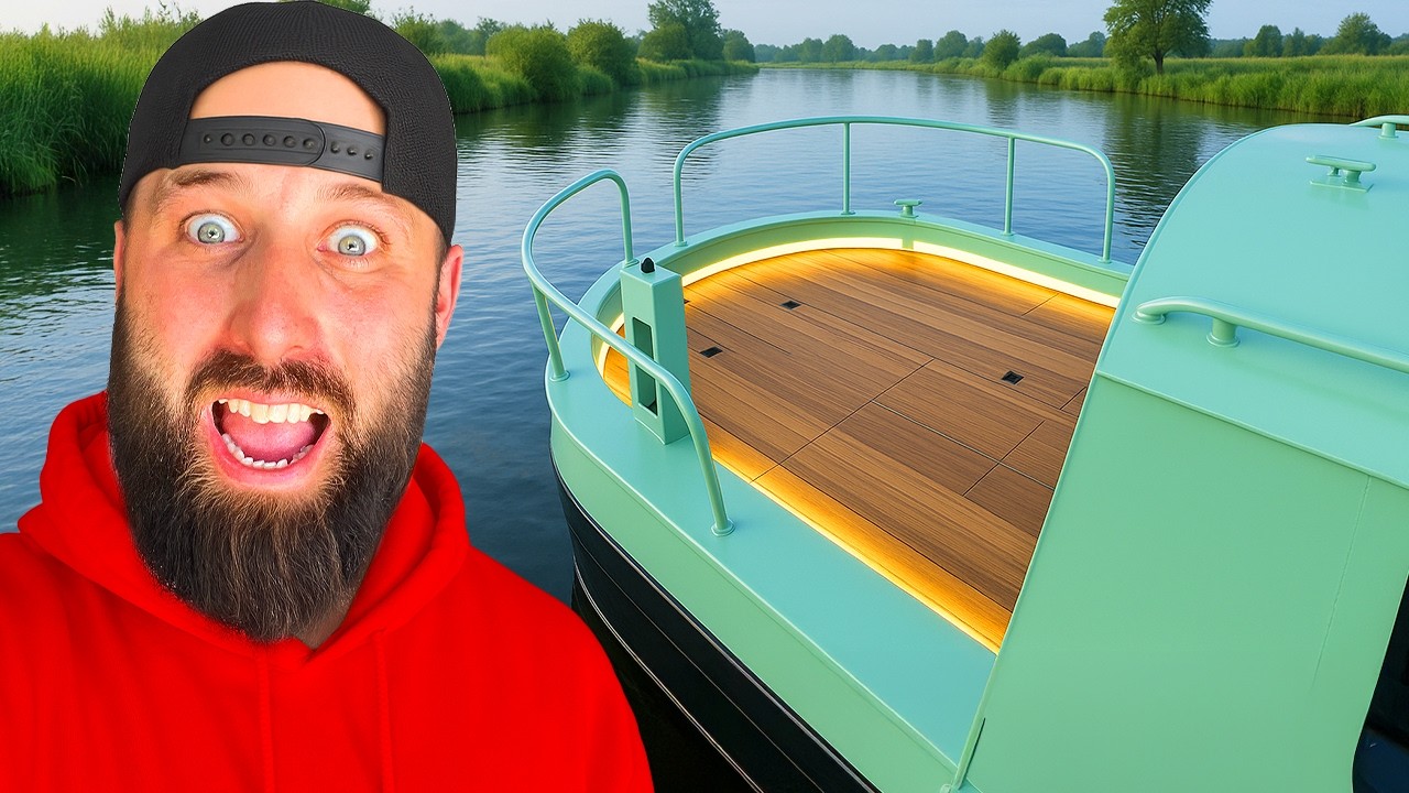 SUPERYACHT DECK... On A Narrowboat?!