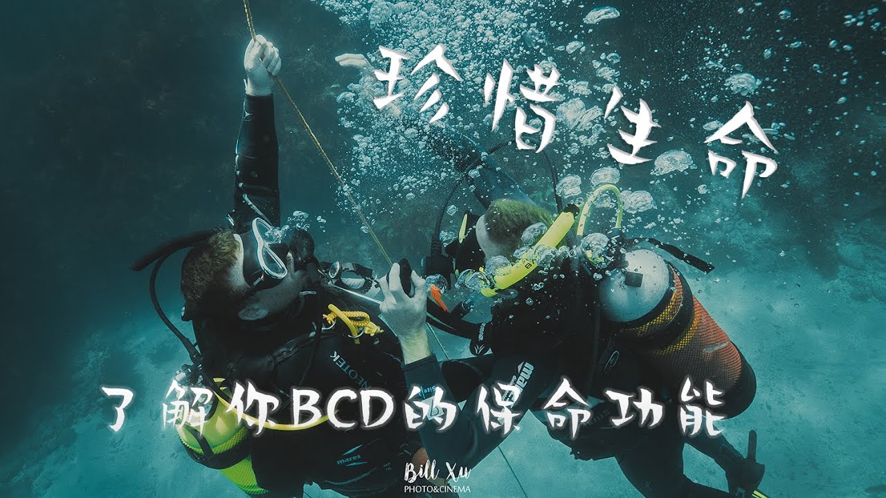 潜水教学（九）：珍惜生命，了解你的浮力背心BCD的保命功能