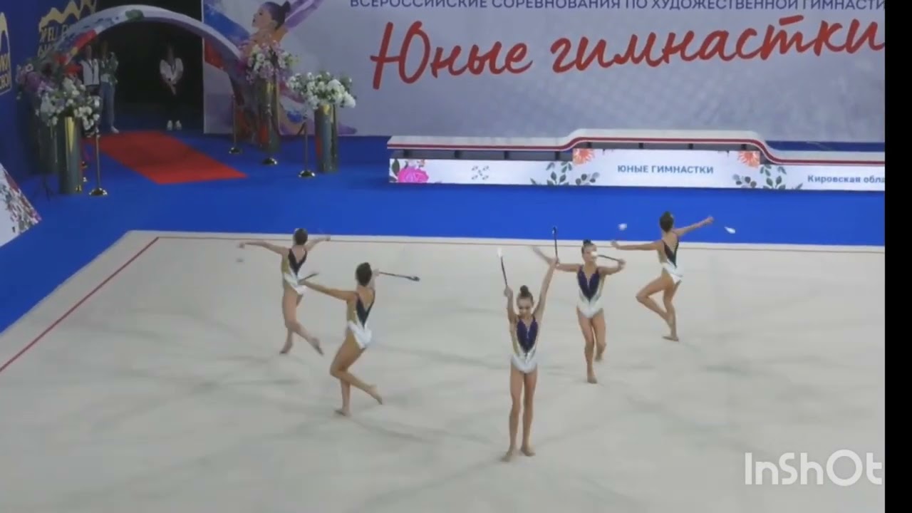 юные гимнастки 2023 группа Киров 1 разряд булавы