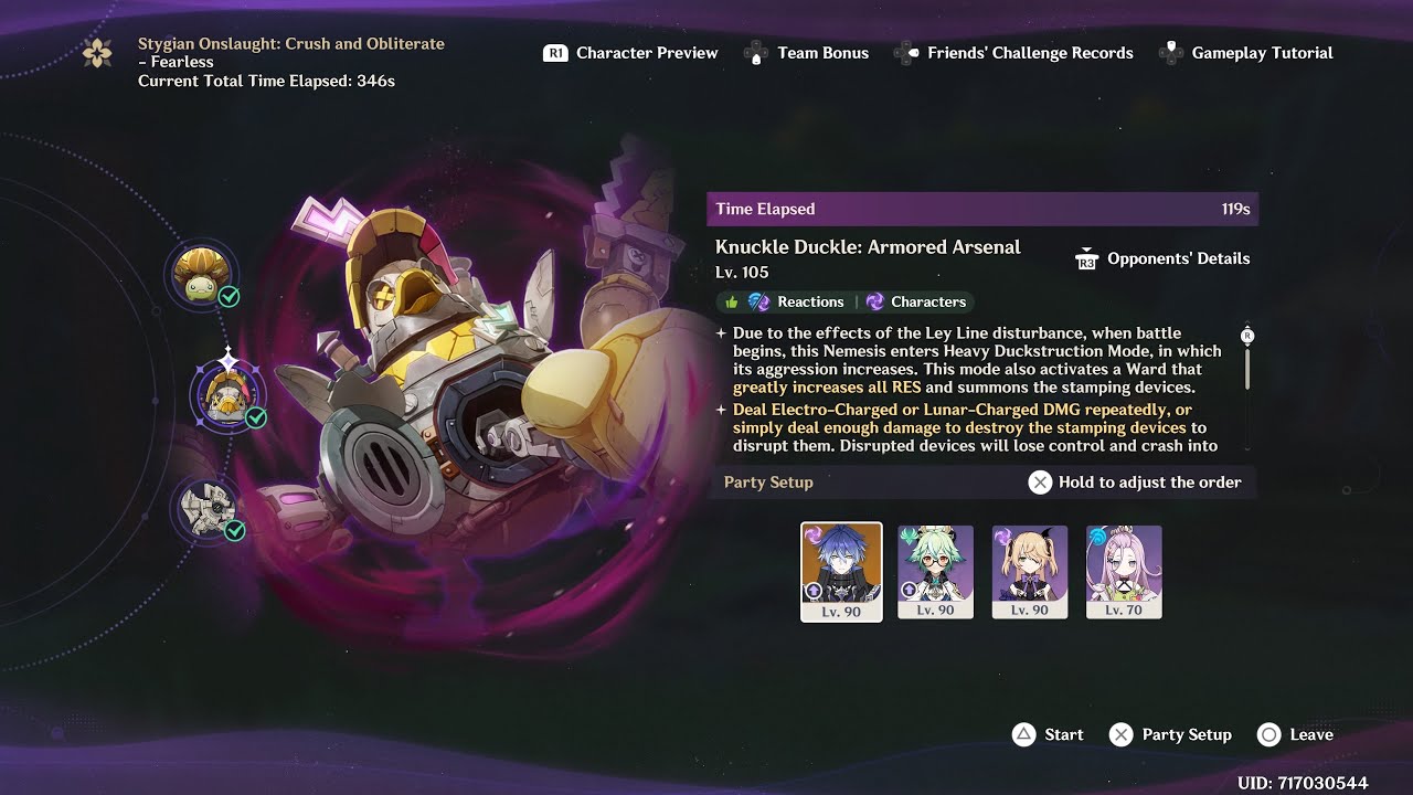 C0R1 Flins knuckle duckle | Fearless | Stygian onslaught 6.4 | Genshin impact