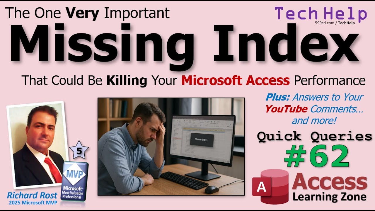 Важный отсутствующий индекс, который может снизить производительность Microsoft Access — Быстрые ...