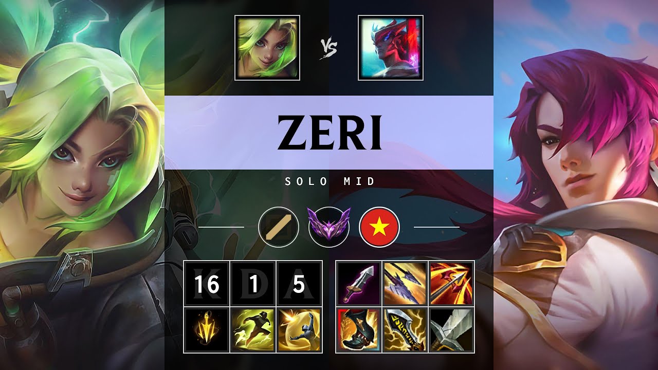 Zeri Mid vs Yone - VN Master Patch 25.06