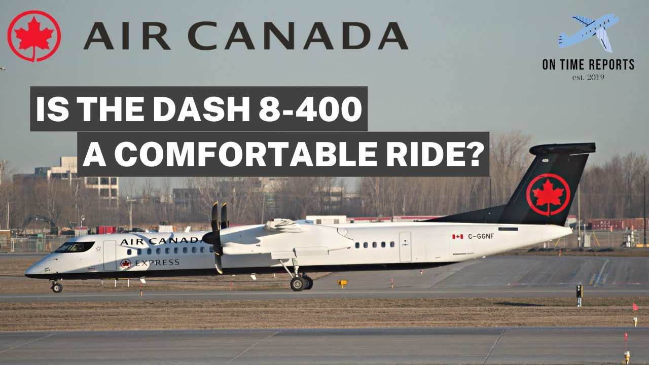 Air Canada Dash 8-400 (Q400) Calgary.to Edmonton TRIP REPORT
