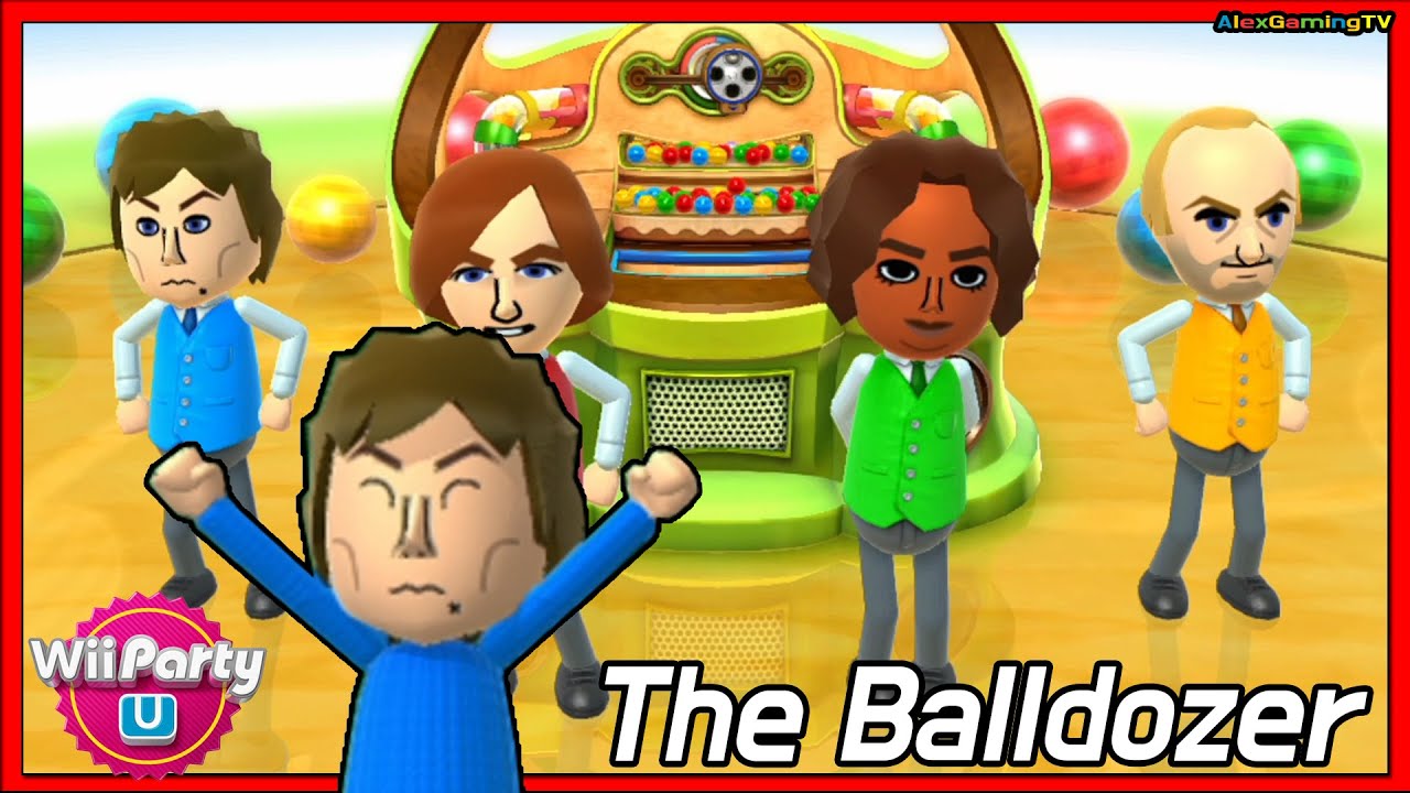 Wii Party U - The Balldozer🎵 Player Pierre ( Eng Sub) | AlexGamingTV