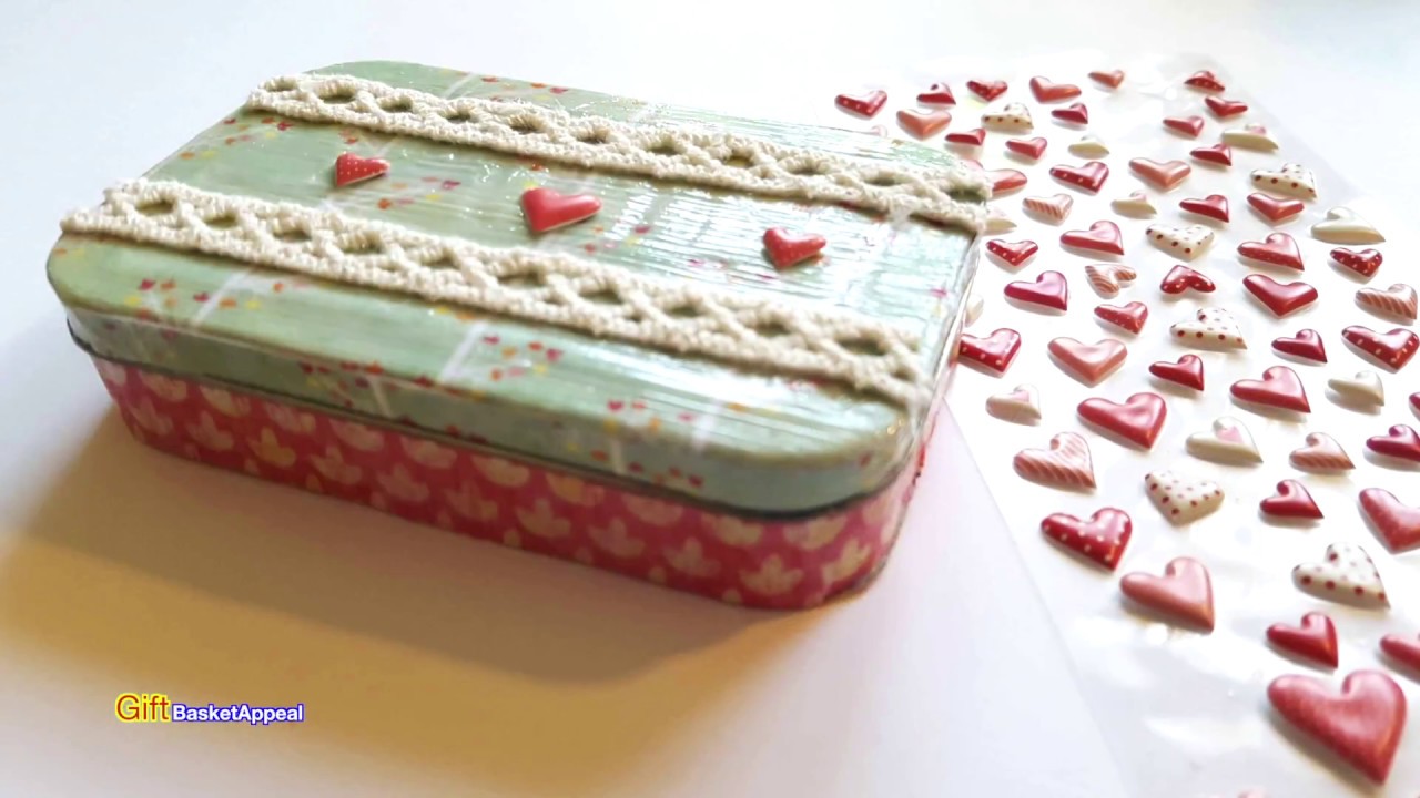 Переработанная жестяная банка Altoid | MOD PODGE Crafts
