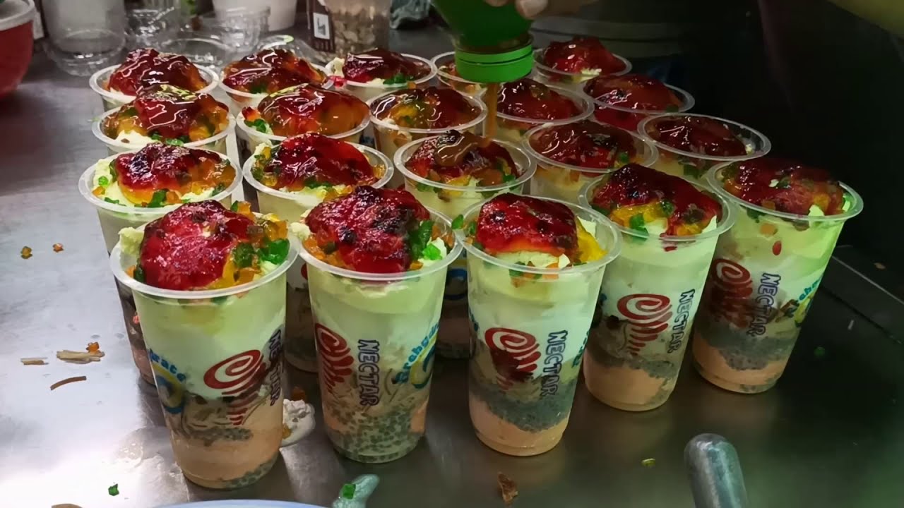 Vijayawada Street Food | Dry Fruit Falooda | Royal Falooda | Night Food Court In Vijayawada |