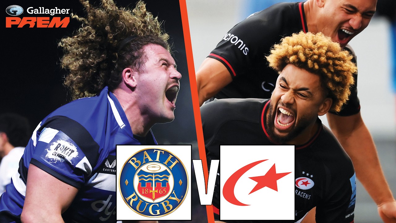 Bath Rugby v Saracens 🔥 BEST Tries From Last 5 Seasons | Gallagher PREM