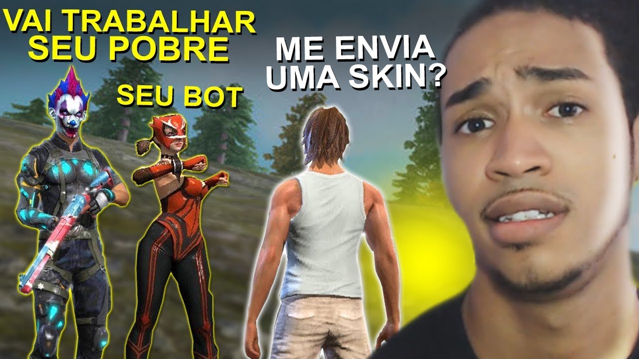 FINGI SER POBRE E FUI HUMILHADO POR UM CASAL DE DESUMILDE NO FREE FIRE