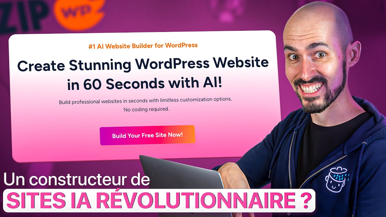 ZipWP : Peut-on compter sur l’IA pour créer des sites WordPress en 1 minute ? ⚡️