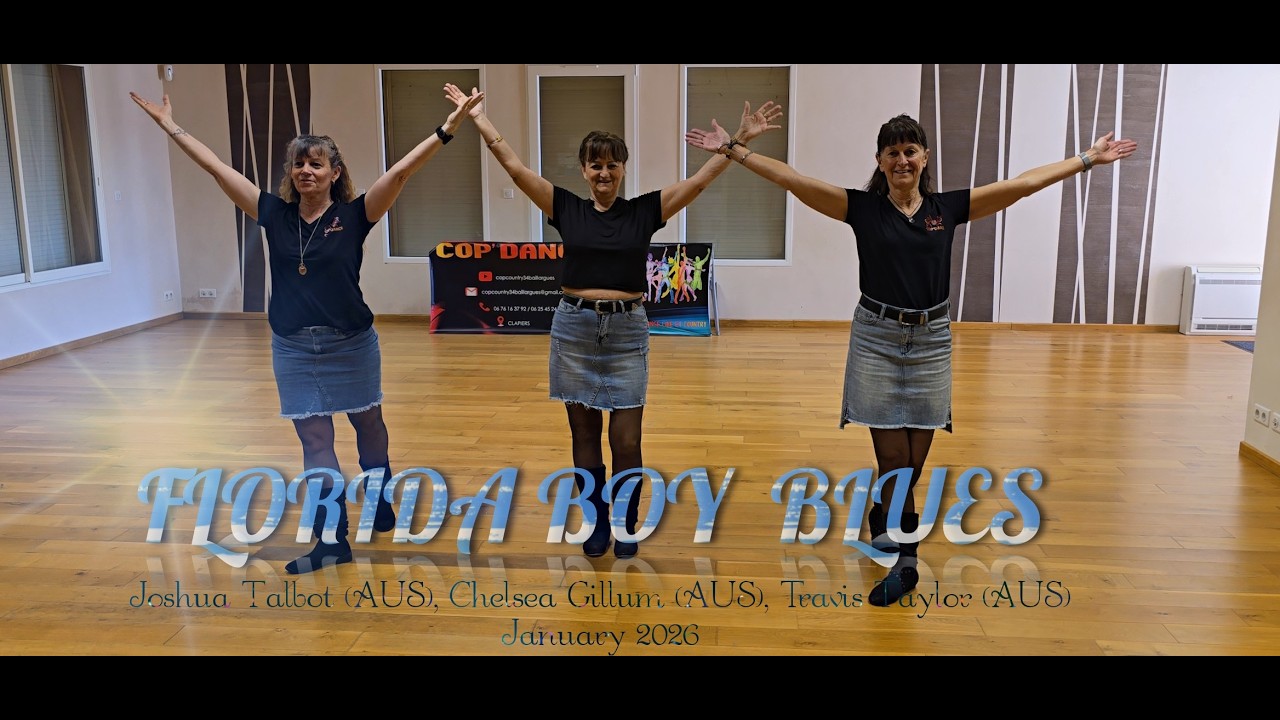 FLORIDA BOY BLUES Line Dance (DEMO & TEACH)