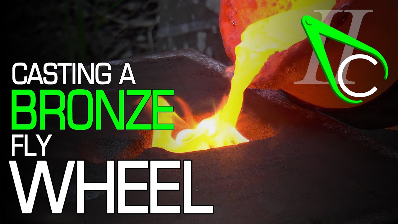 Casting A Bronze Fly Wheel