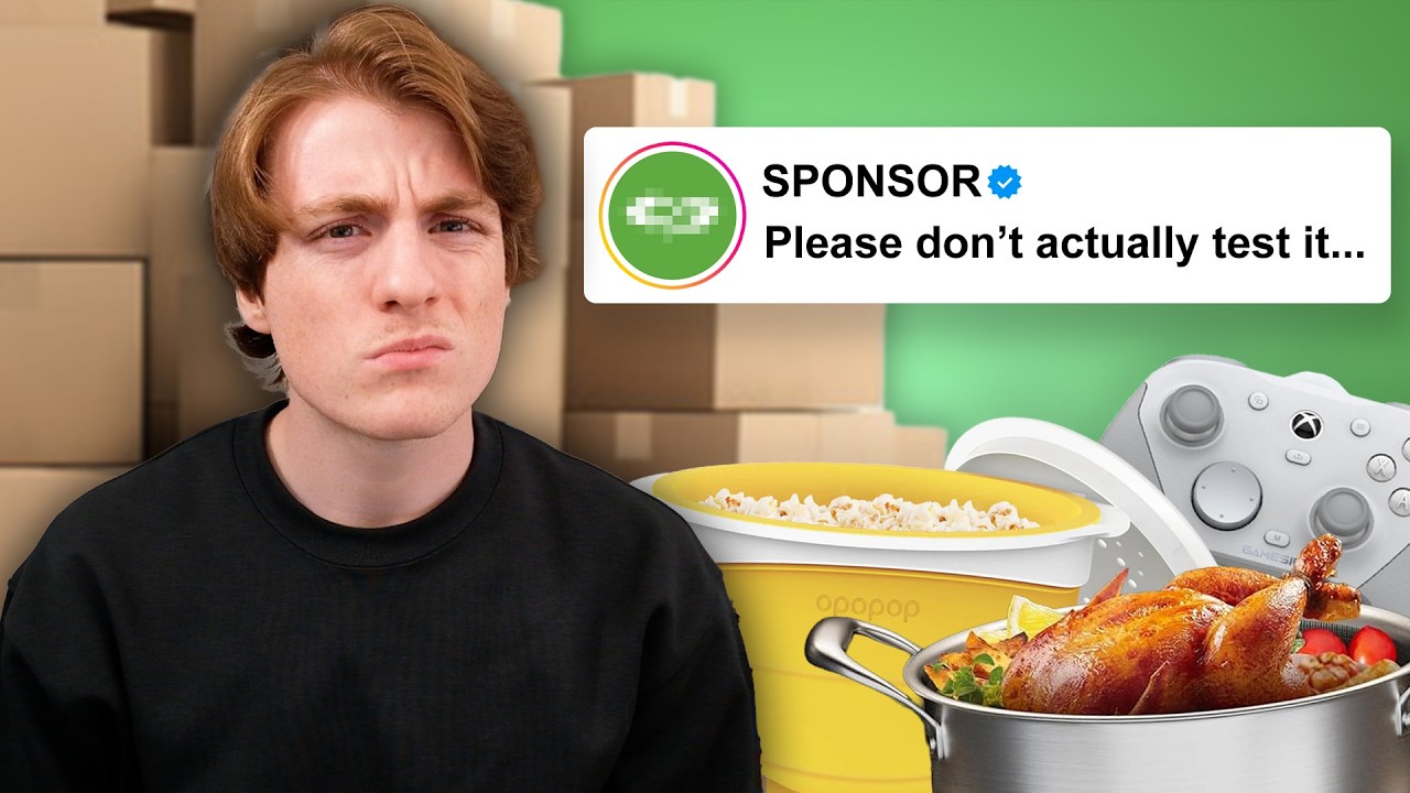I Tested Products That Wanted to Sponsor Me