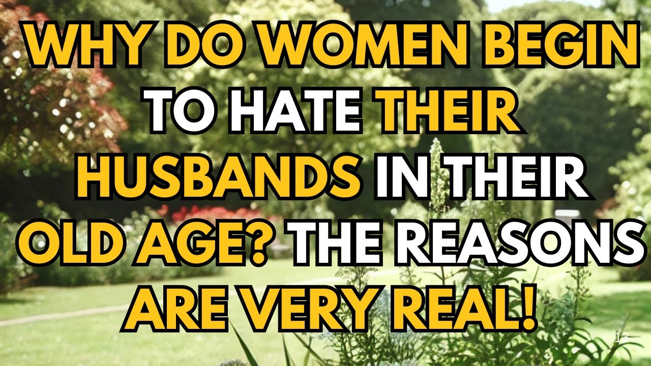 Why do women start to dislike their husbands as they get older? The reason is very practical.