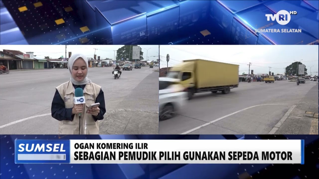 SUMSEL HARI INI - LOT : SEBAGIAN PEMUDIK PILIH GUNAKAN SEPEDA MOTOR