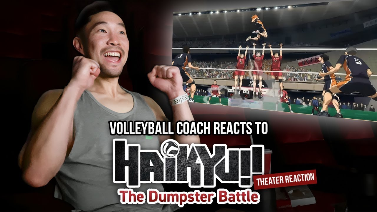THEATER REACTION | Volleyball Coach Reacts to Haikyuu The Dumpster Battle