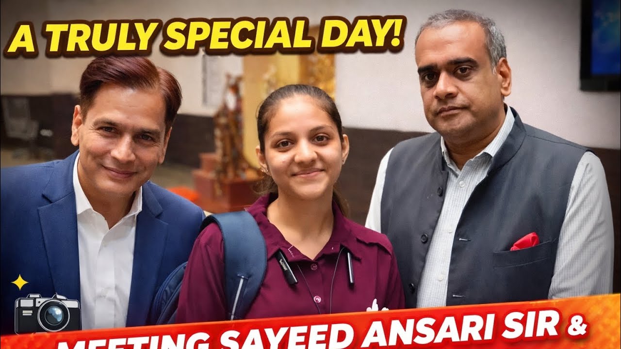 The day I met Sayeed Ansari and Akhilesh Sharma 😍😍