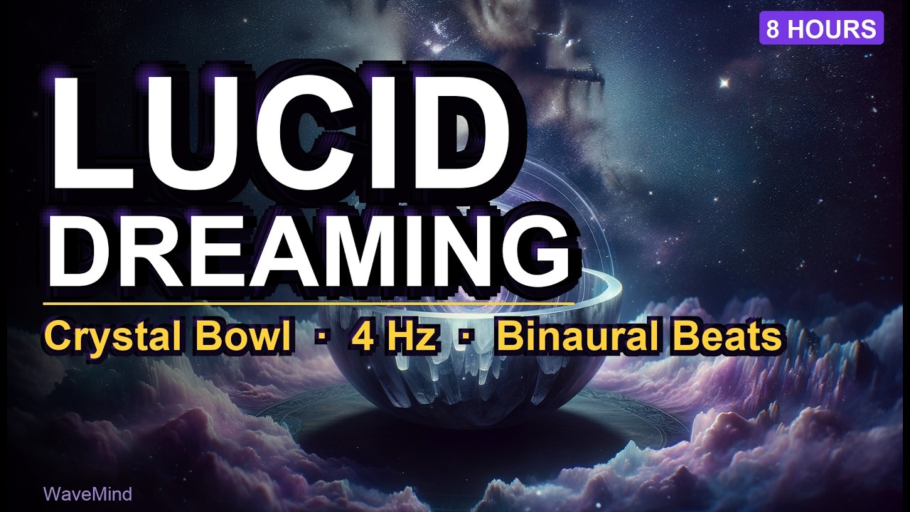 Sleep Like You Haven't in Years – Crystal Bowl Binaural Beats 8H (No Ads)