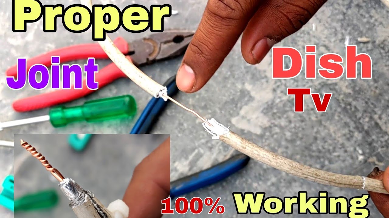 Dish tv All Type Cable Joint Proper, Dish tv joint 100% Working, Dish tv Cable Joint, Cable joint