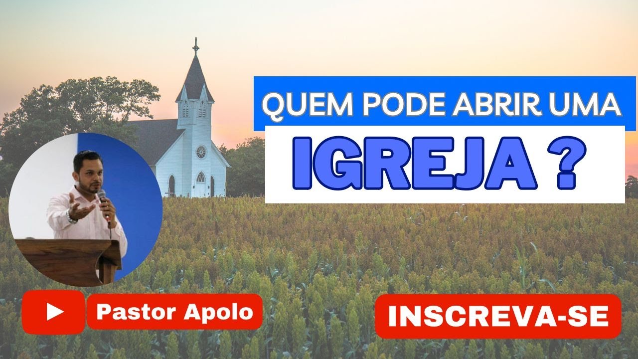 Pastor Apolo - Qualquer pessoa pode abrir uma igreja ?