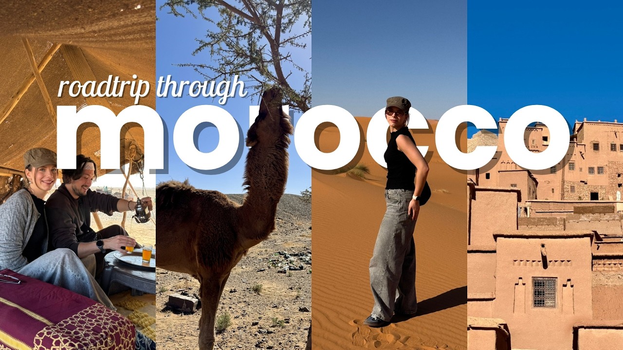 this morocco road trip felt unreal | driving from the atlas mountains to the sahara desert
