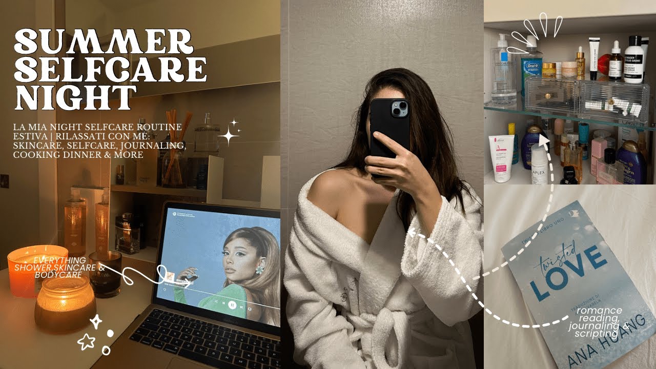 MY 6PM SELFCARE NIGHT ROUTINE! rilassati con me: face mask, skincare, cooking dinner & journaling 💌