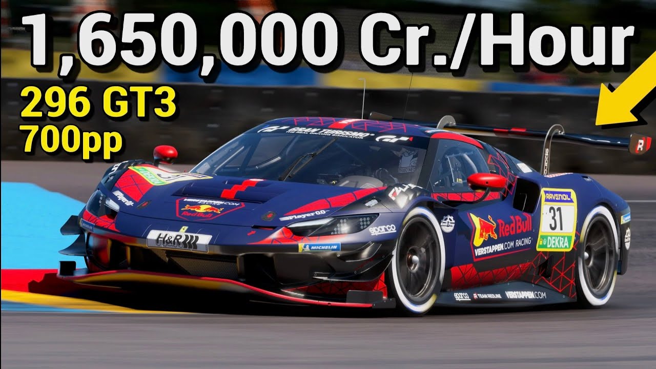 EASY Money Method | Ferrari 296 GT3 | Gran Turismo 7 Spec 3 Update
