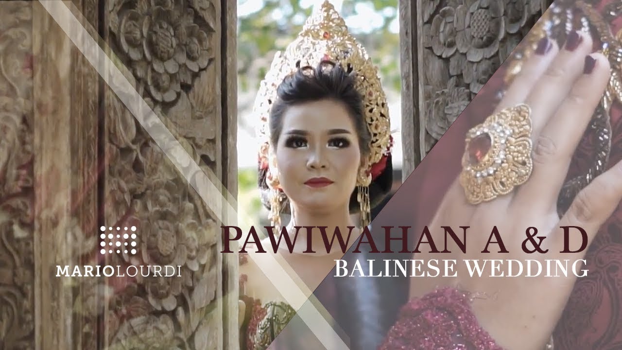 Balinese Wedding Ceremony of A & D (Pawiwahan/Pernikahan Bali)