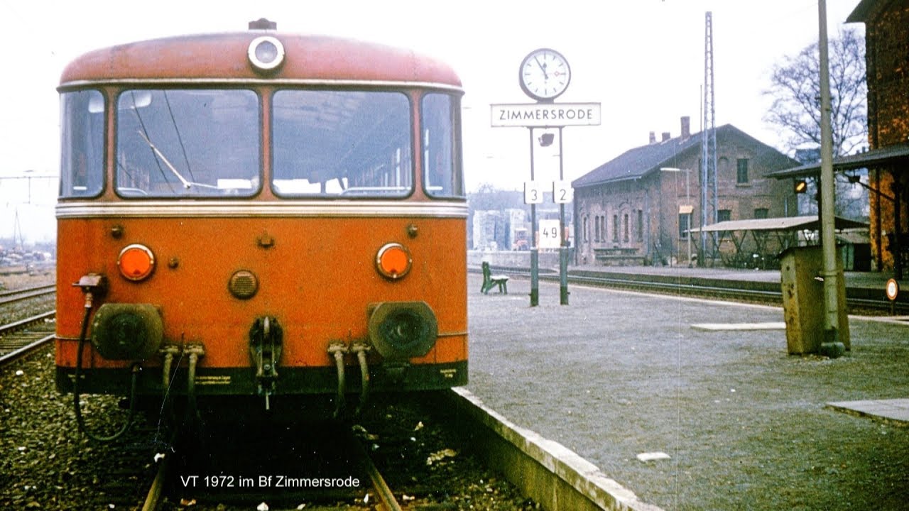 Kellerwaldbahn  1911 bis 1972  Teil 1  von Zimmersrode bis Reptich : Stillgelegte Eisenbahnstrecke