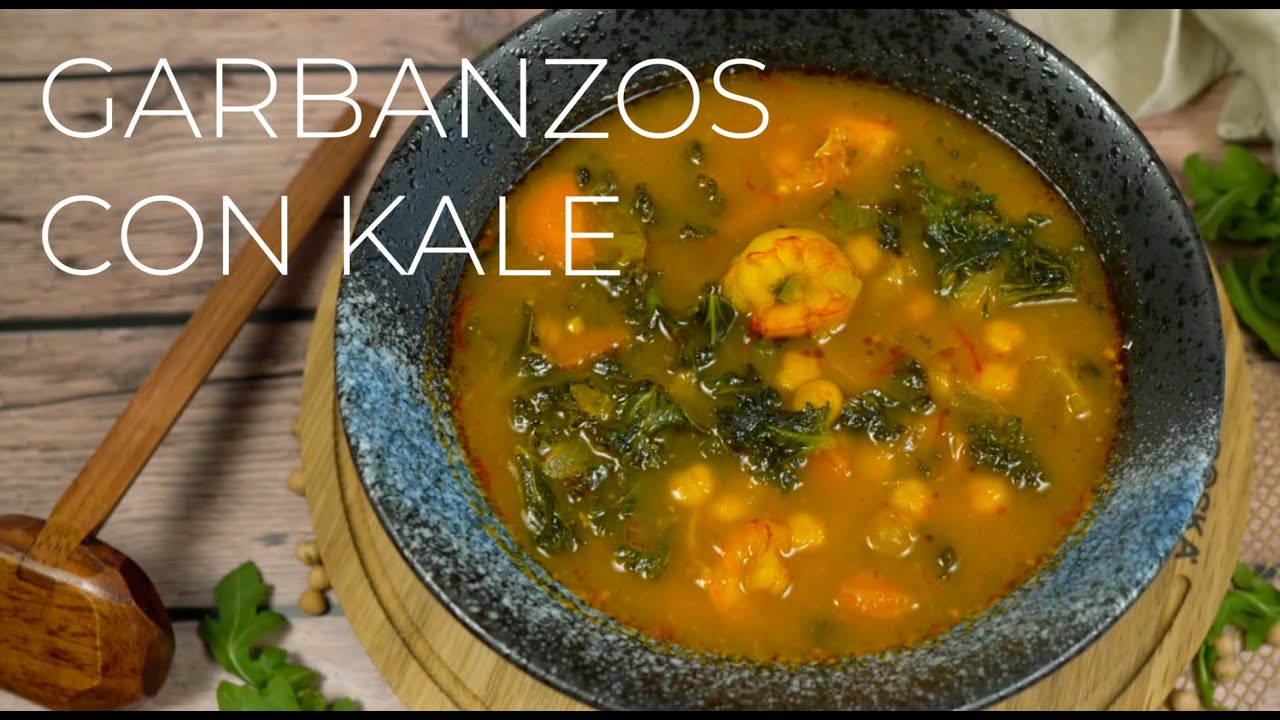 Garbanzos Con Kale 🍲   Potaje De Cuaresma✝️  Cocina Casera Tradicional A Mi Manera 🏵️