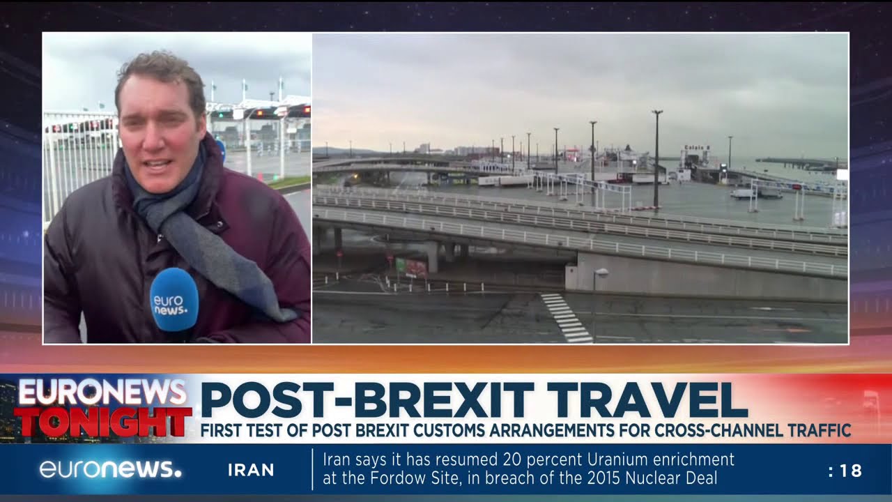 First test of post Brexit customs arrangements for cross-channel traffic