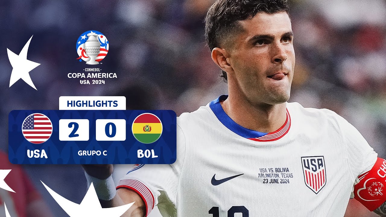 USA 2-0 BOLIVIA | HIGHLIGHTS | CONMEBOL COPA AM&Eacute;RICA USA 2024&trade;