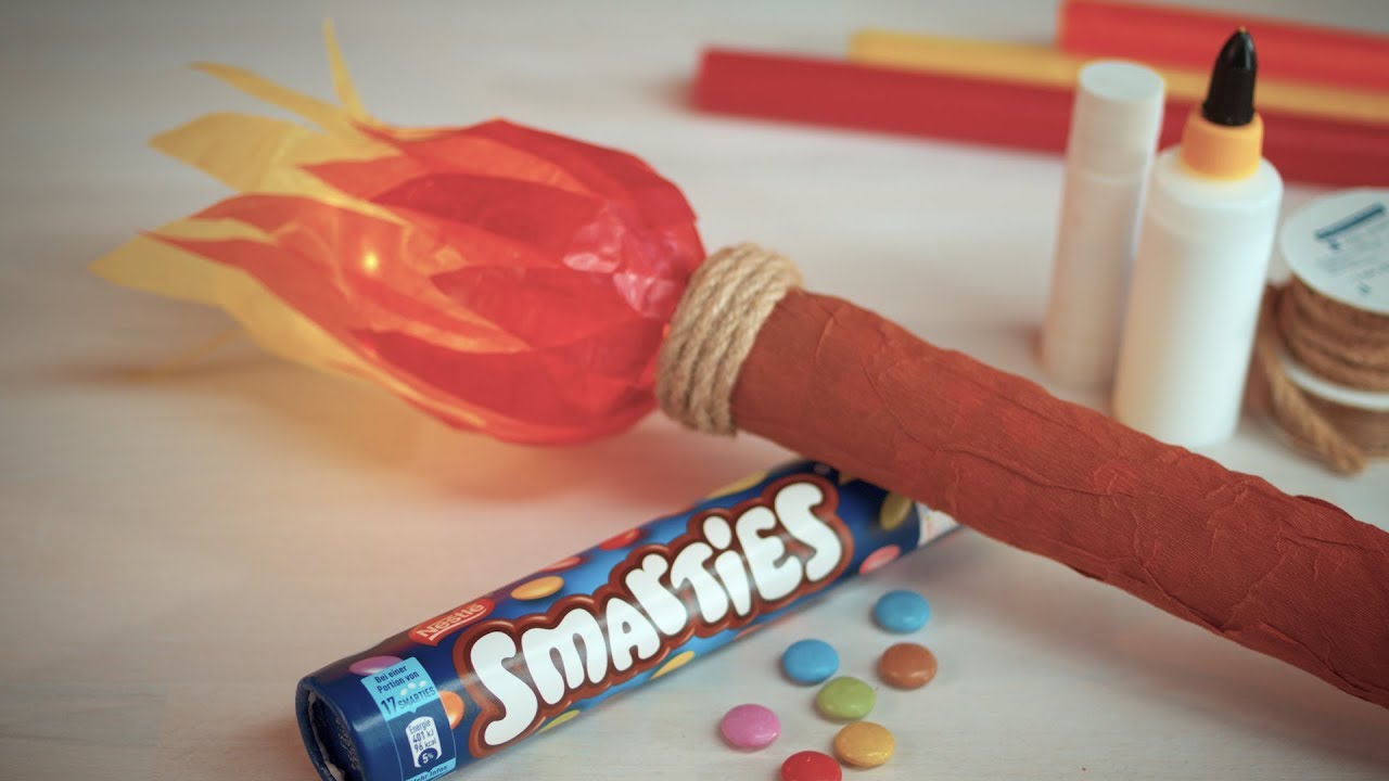 SMARTIES&reg; Riesenrollen-Fackel