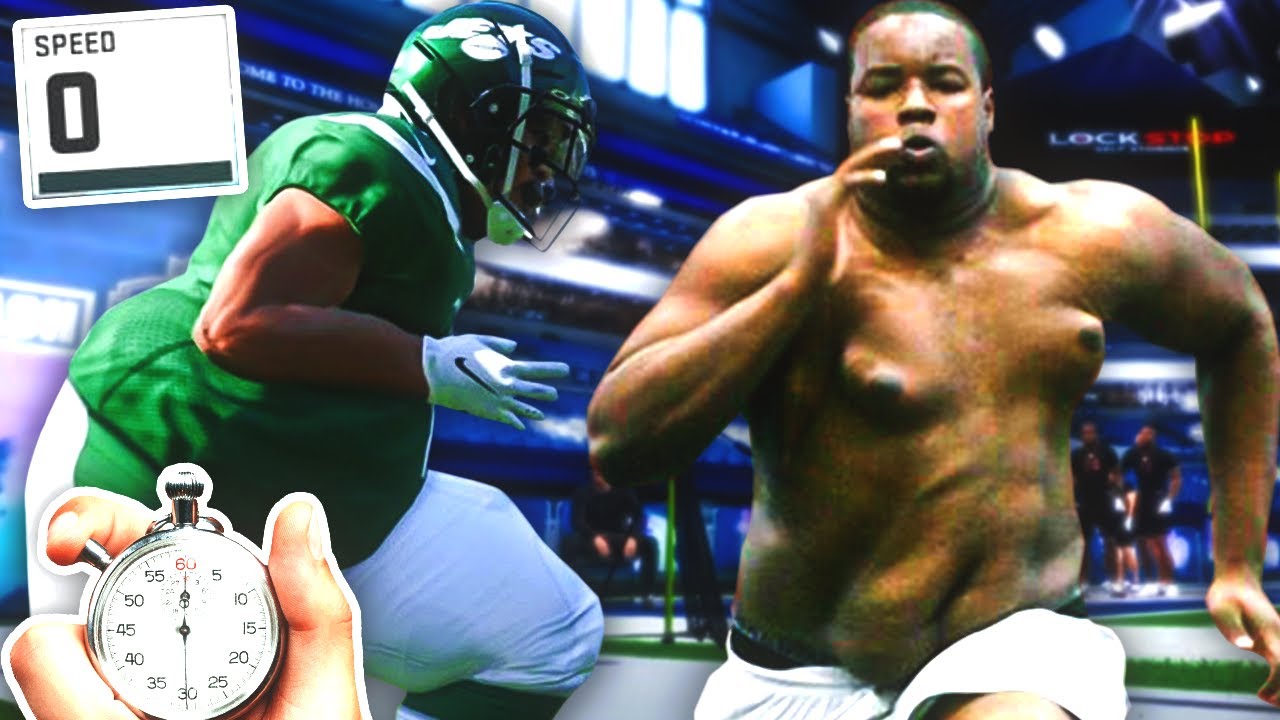 How Slow is a 0 Speed Player's 40 Yard Dash in Madden 21?