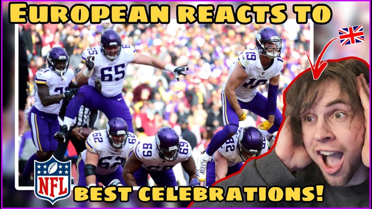 EUROPEAN Reacts to 'BEST CELEBRATIONS IN NFL HISTORY!!' || First Time Reaction