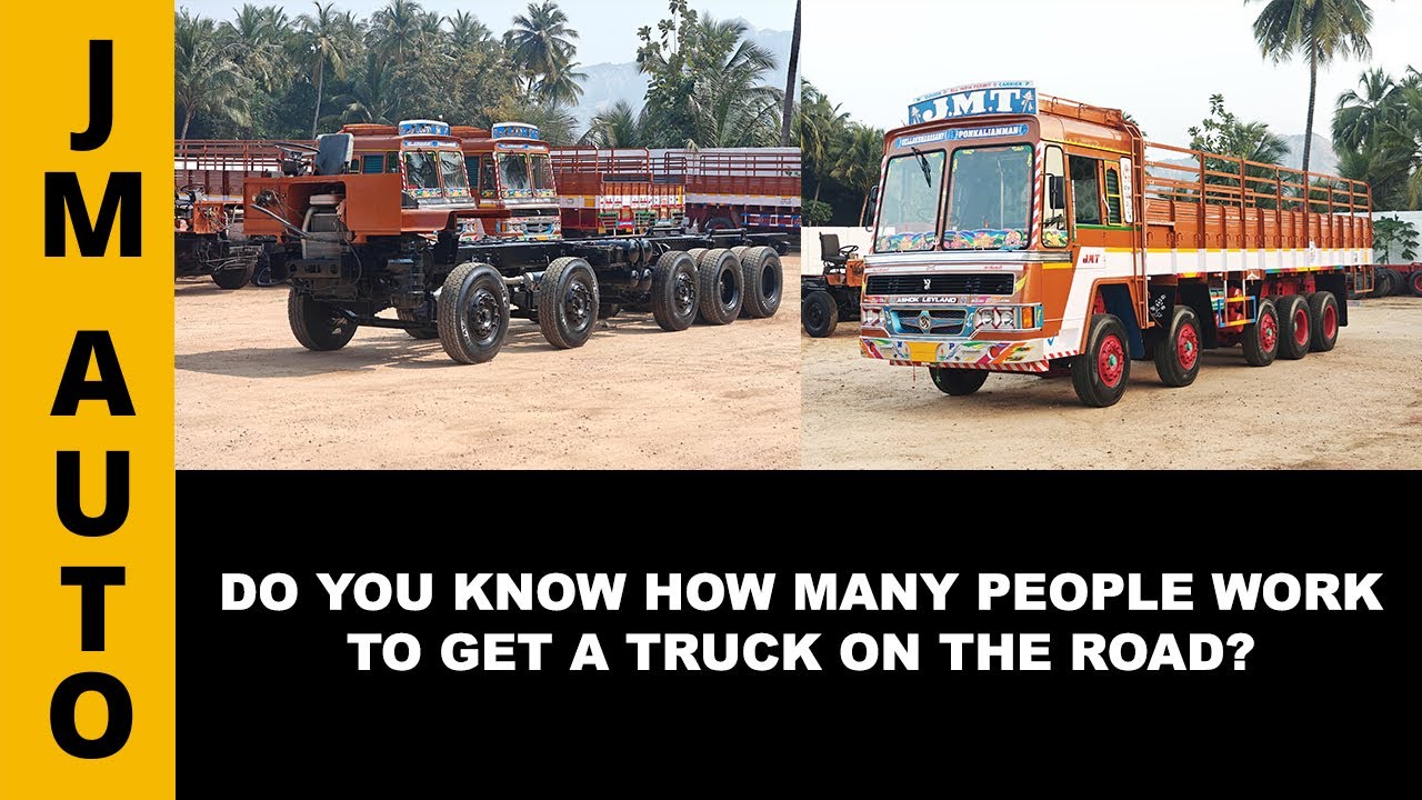 எங்கள் JM Auto லாரிகளை நாங்கள் இப்படித்தான் உருவாக்குறோம் #trucks #lorry #trucking