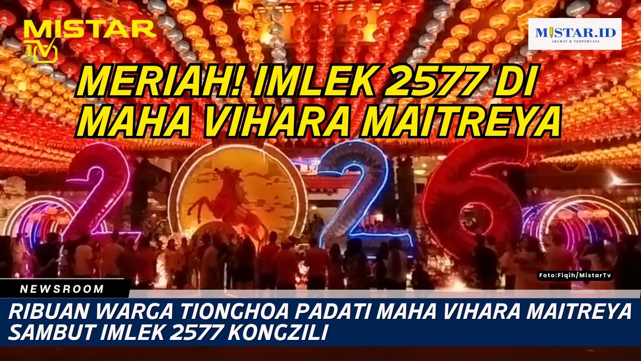 Ribuan Warga Tionghoa Padati Maha Vihara Maitreya Sambut Imlek 2577 Kongzili