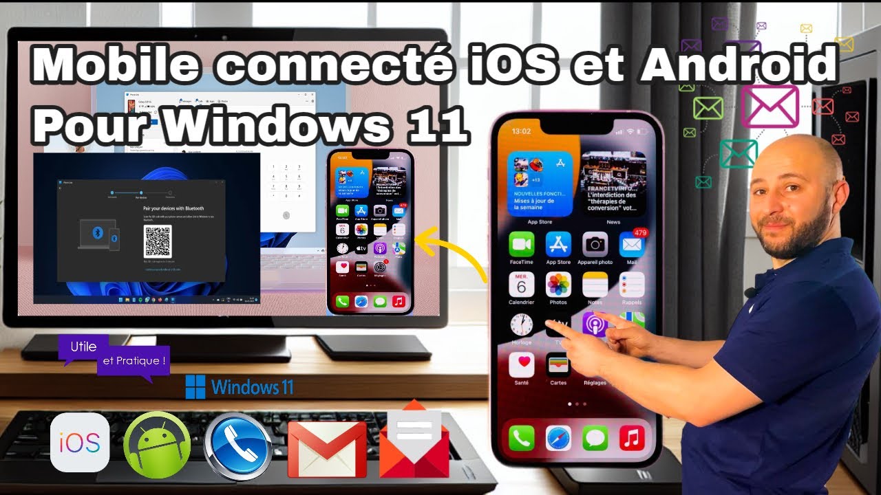 Mobile connecté pour iOS et Android pour tous les utilisateurs Windows 11