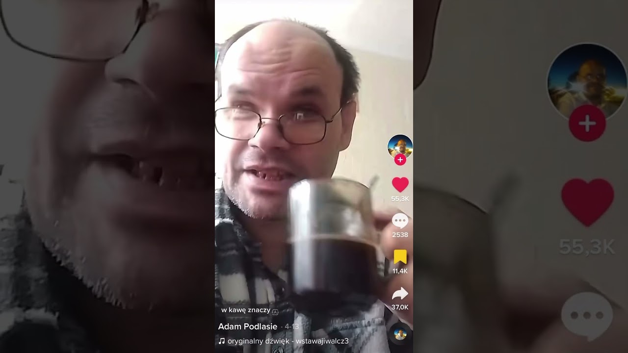 Jak pić poprawnie kawę Adam Podlasie | TikTok Pokska