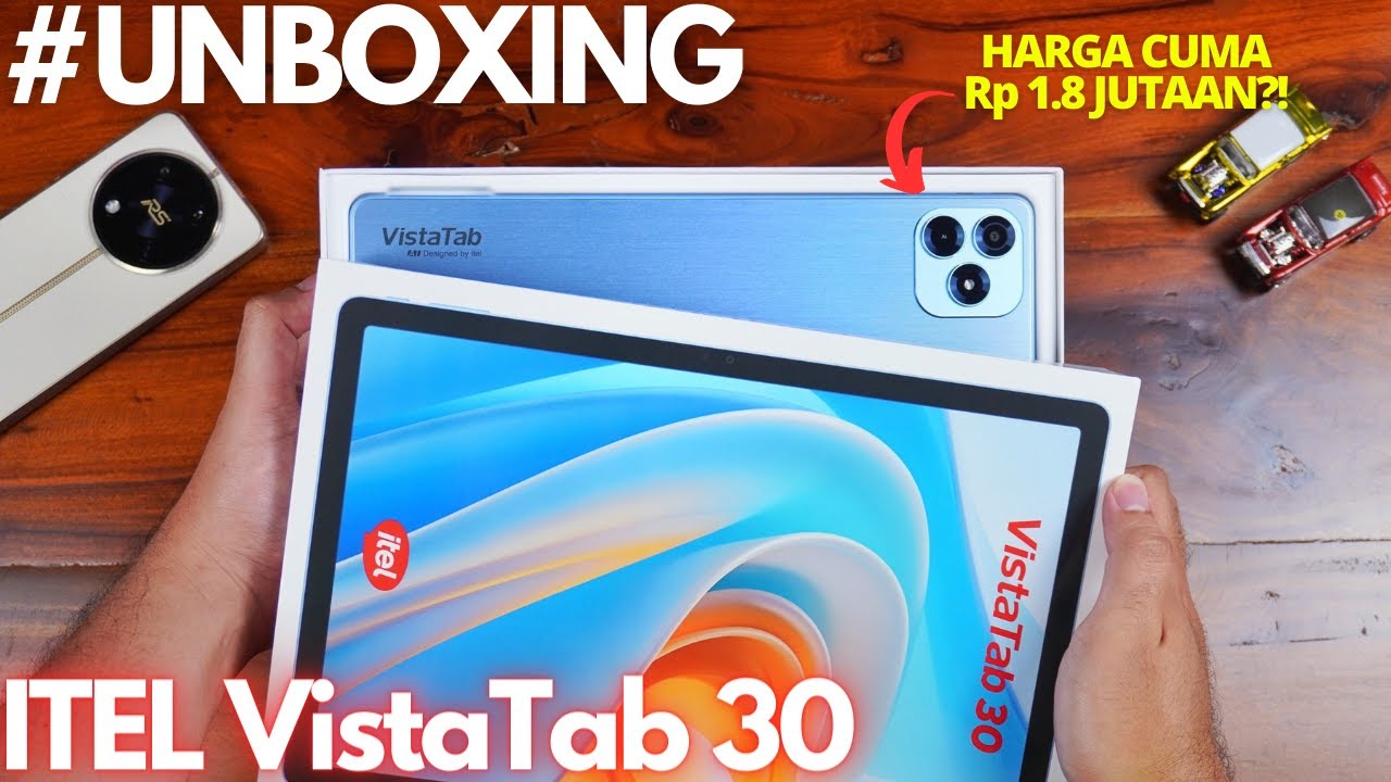 TABLET 11 INCHI TERMURAH!🔥 UNBOXING Itel VistaTab 30 Indonesia, Langsung DIUPGRADE!