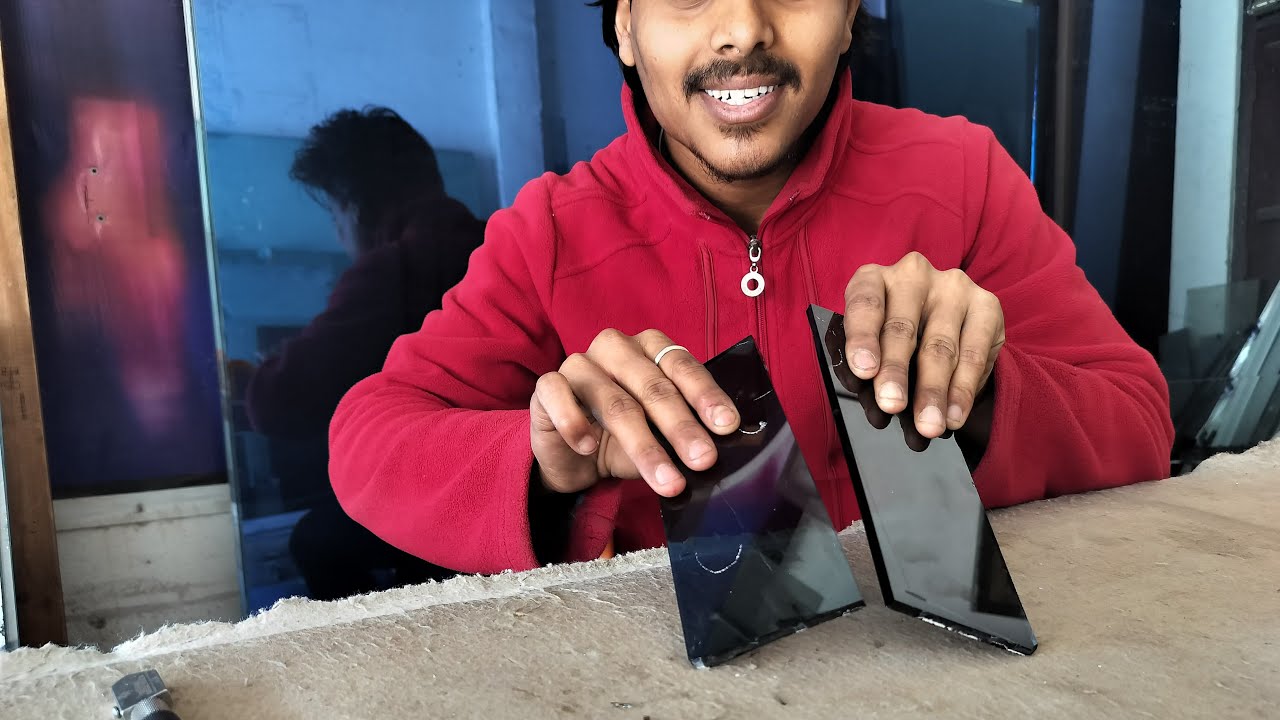 Zubair glass House glass cutting karna sikhe how to cut