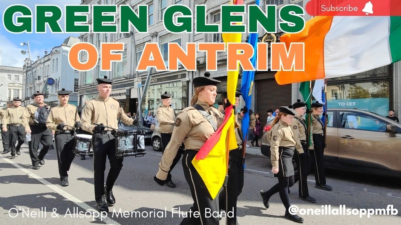 O'Neill & Allsopp MFB Green Glens of Antrim, National Hunger Strike Commemoration Cork City Aug 2023