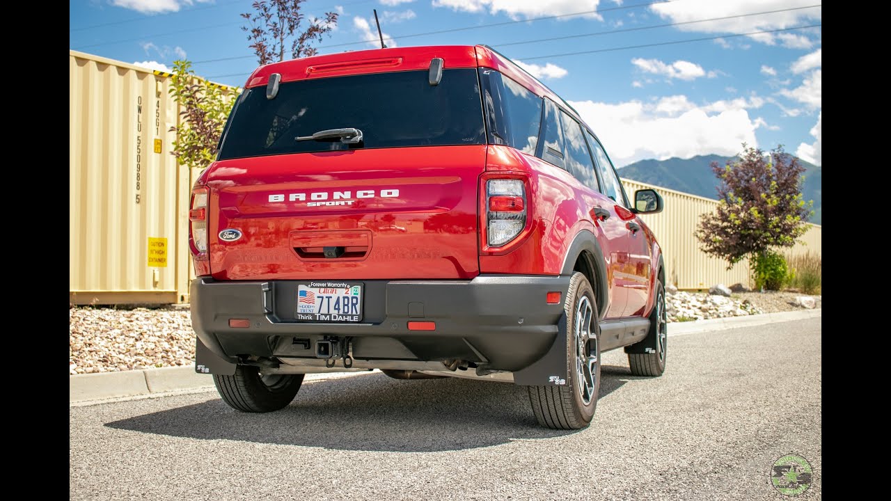 How to install Rokblokz Mud flaps on a 2021+ Ford Bronco Sport